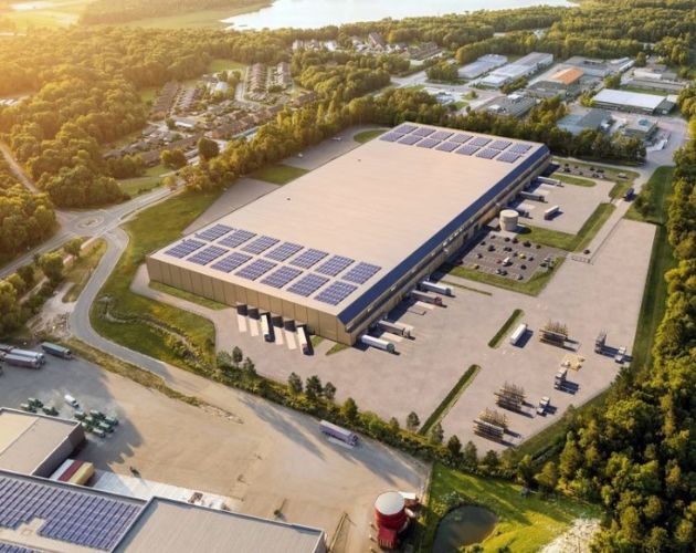 logistikfastighet med målsättningen BREEAM Outstanding
