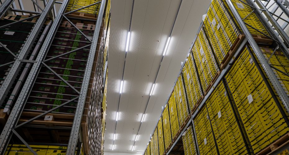 Smart line lighting for logistics